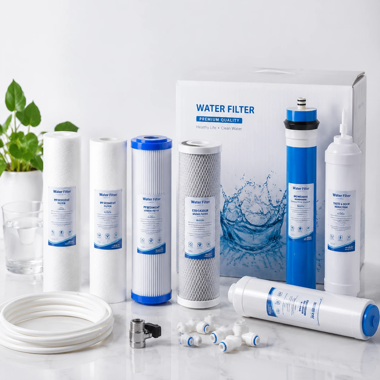 راهنمای جامع انتخاب پک فیلتر دستگاه تصفیه آب خانگی؛ چگونه بهترین کیفیت را بخریم؟