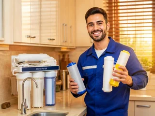 آموزش تعویض فیلتر تصفیه آب خانگی + ویدیو آموزشی