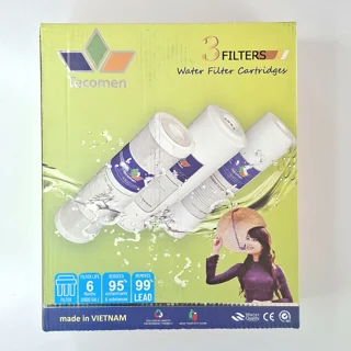 ست سه تايي فيلتر کاتريجي پيش تصفيه 10 اينچ برند تکومن